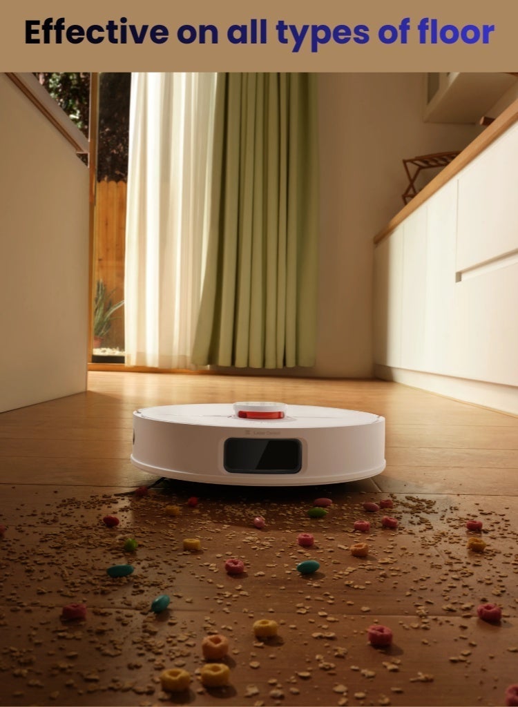 JONR T5 Pro Gen2 Robot Vacuum & Mop for Pet Hair, Ultra-Powerful 15,000Pa Suction, Self-Emptying Cleaning Station, Smart Navigation, for Hard Floors & Carpets - Image 5